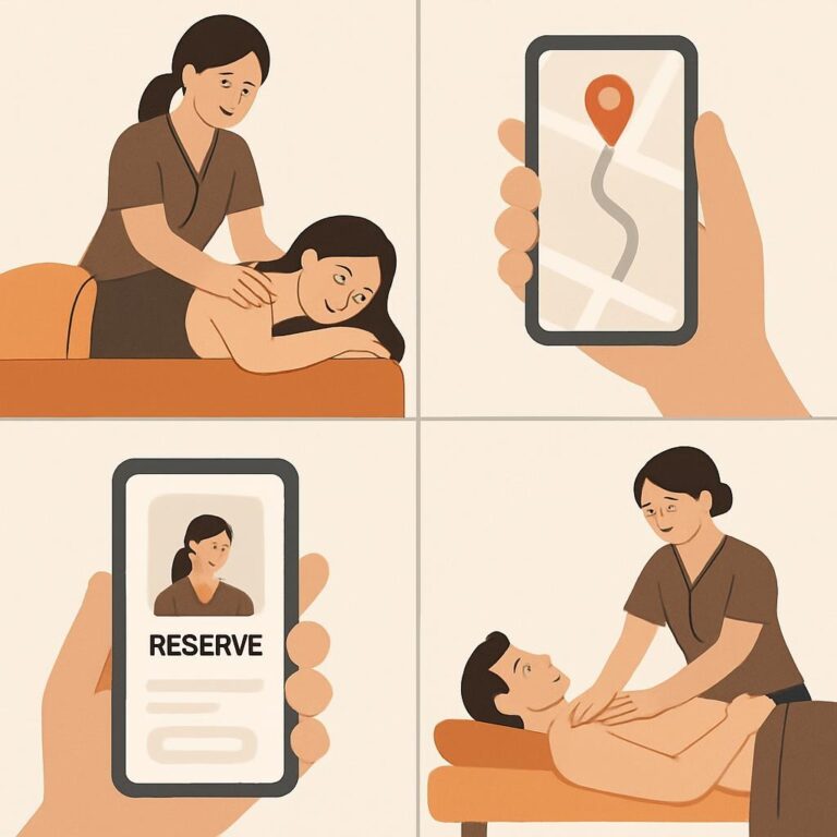 출장마사지란 무엇인가를 표현하는 이미지 입니다